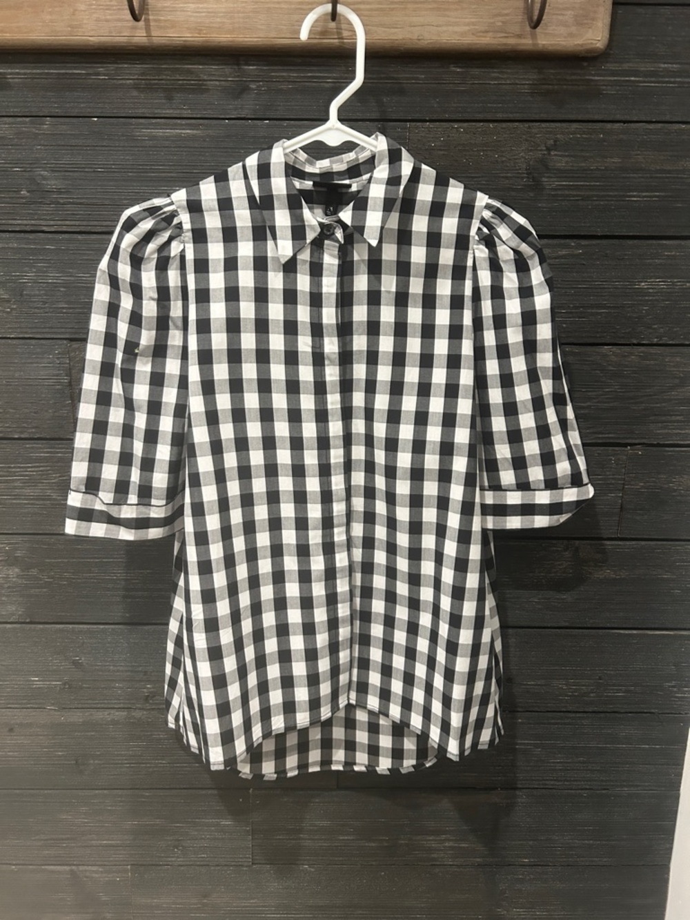 Who What Wear Plaid Top